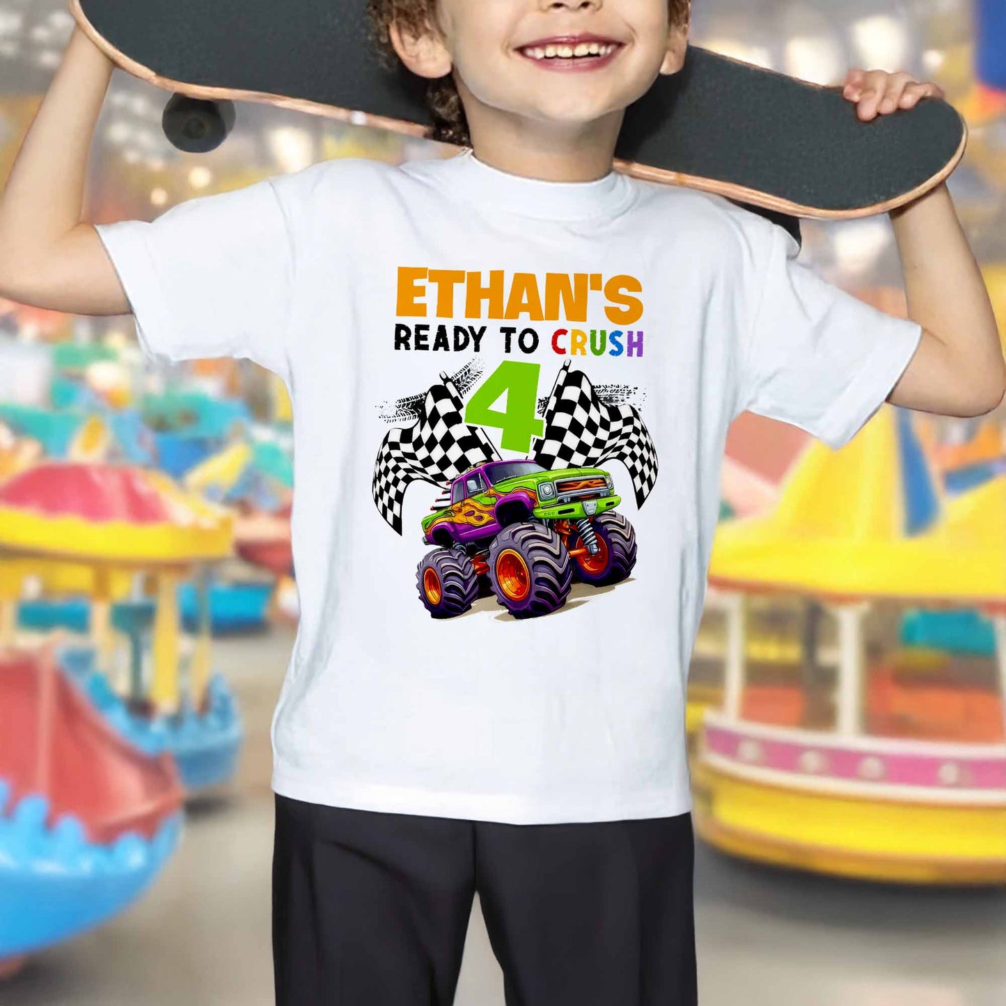 Ready To Crush Monster Truck T-Shirt