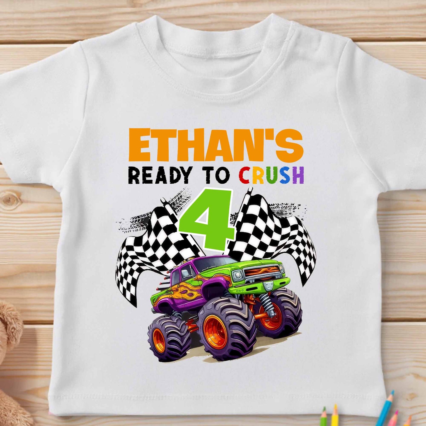 Ready To Crush Monster Truck T-Shirt