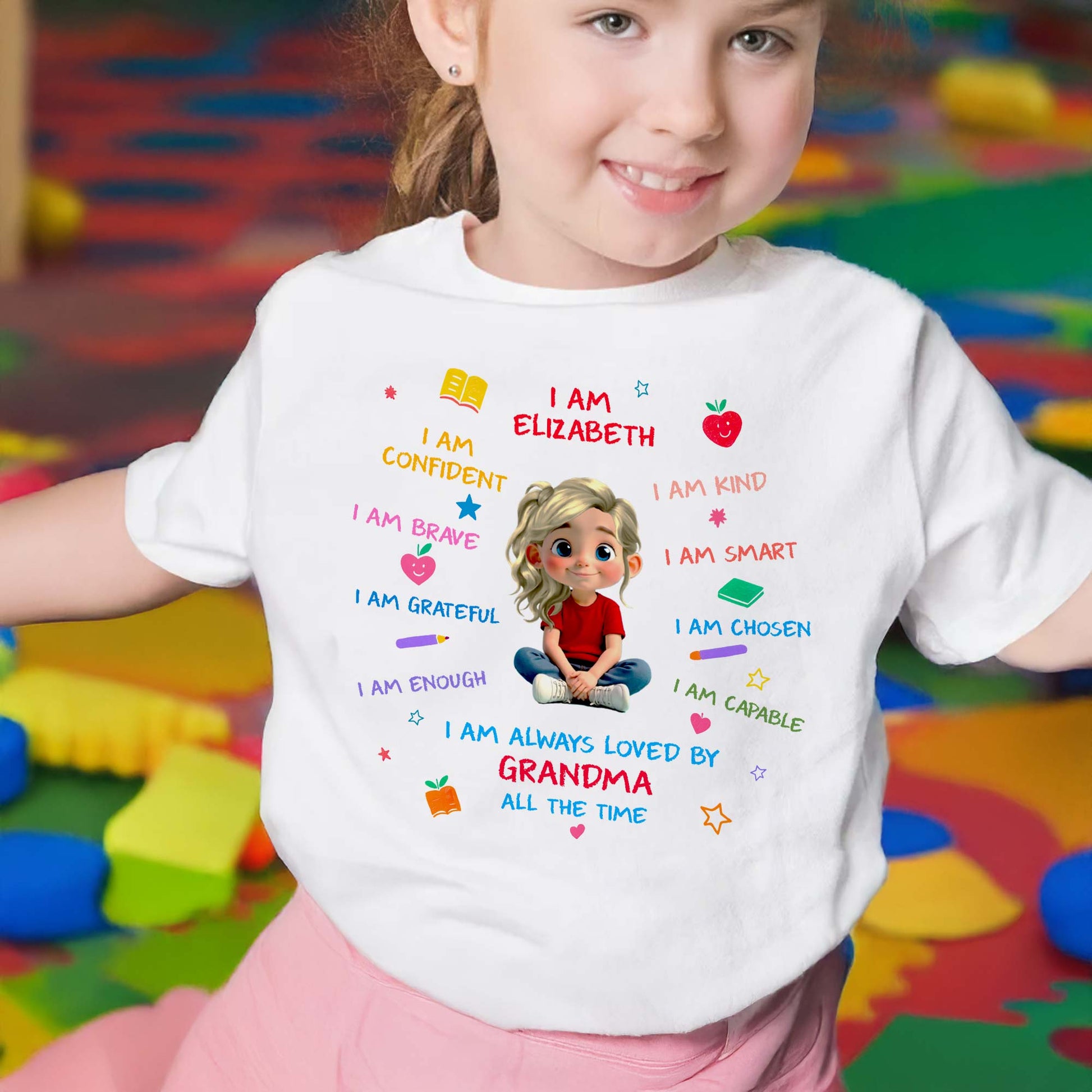 I Am Always Loved By Grandma, Heart And Stars