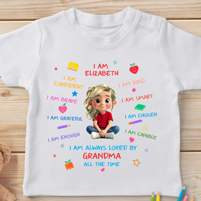I Am Always Loved By Grandma, Heart And Stars