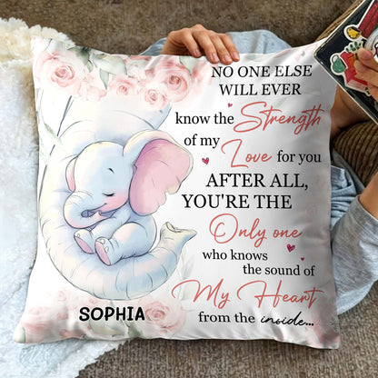 Strength Of My Love, Elephant And Roses Design