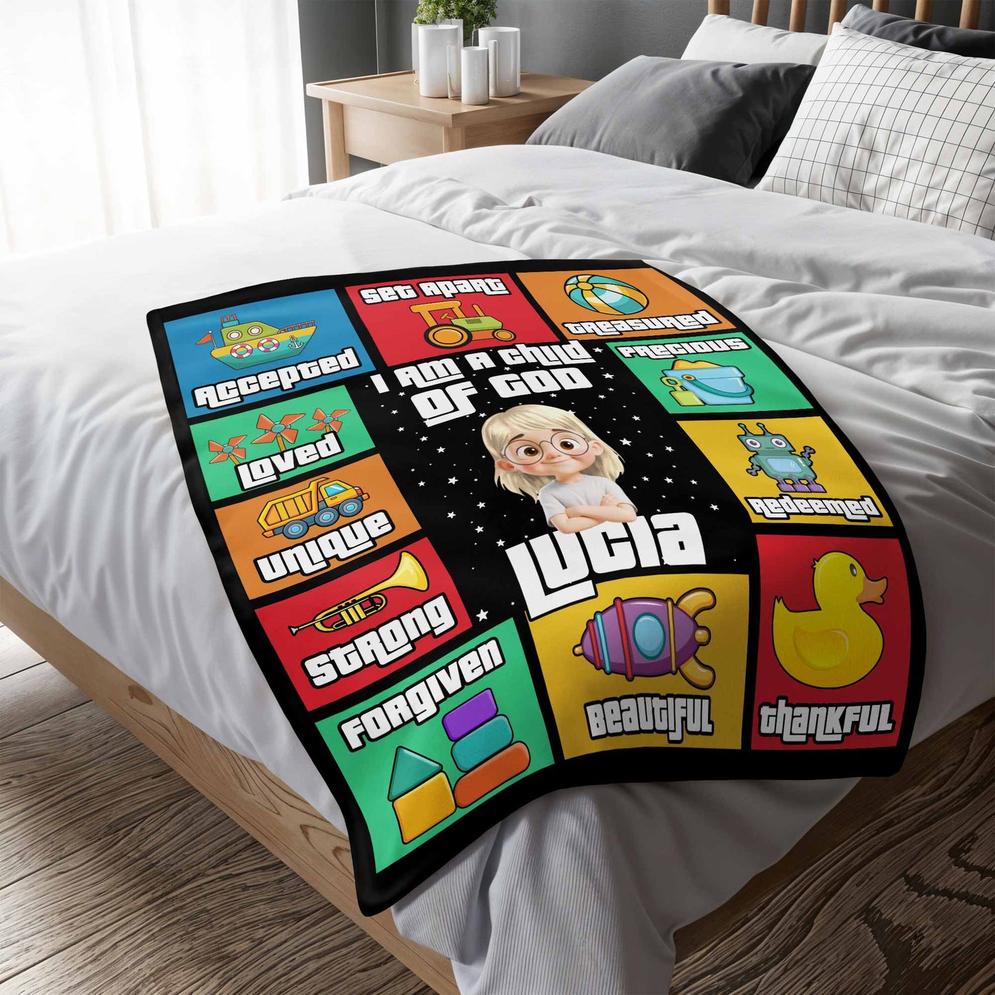 I Am A Child Of God, Rocket, Tractor, Robot, Spaceship