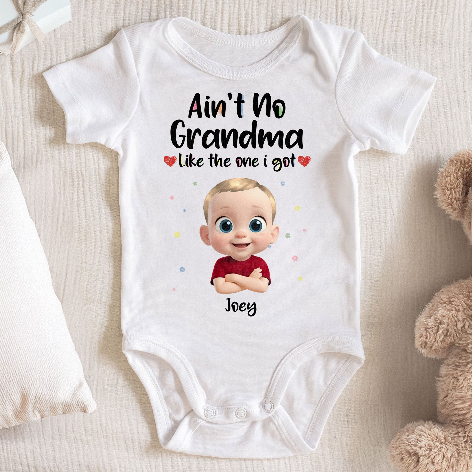 Ain't No Grandma Like the One I Got, Cartoon Baby and Hearts