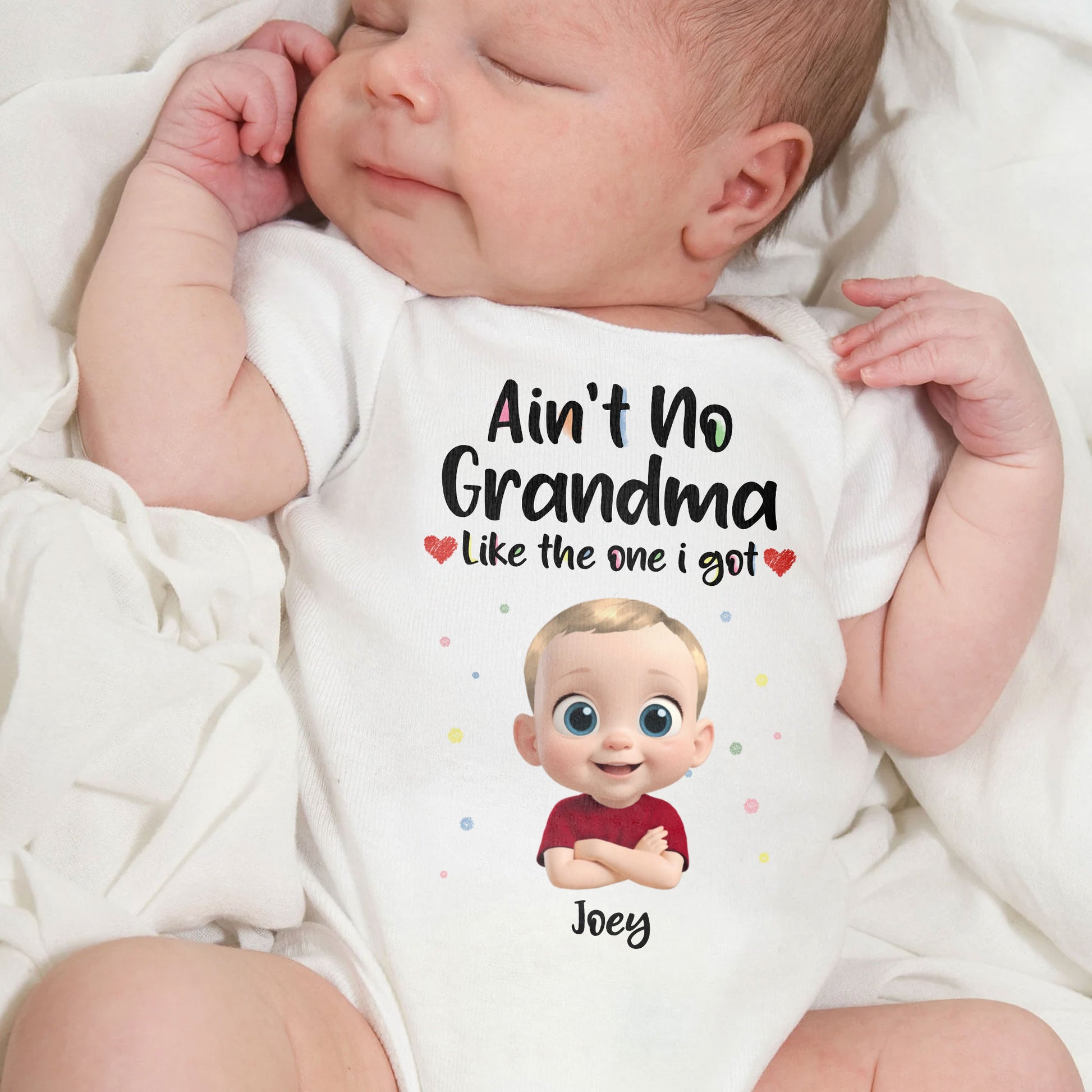 Ain't No Grandma Like the One I Got, Cartoon Baby and Hearts