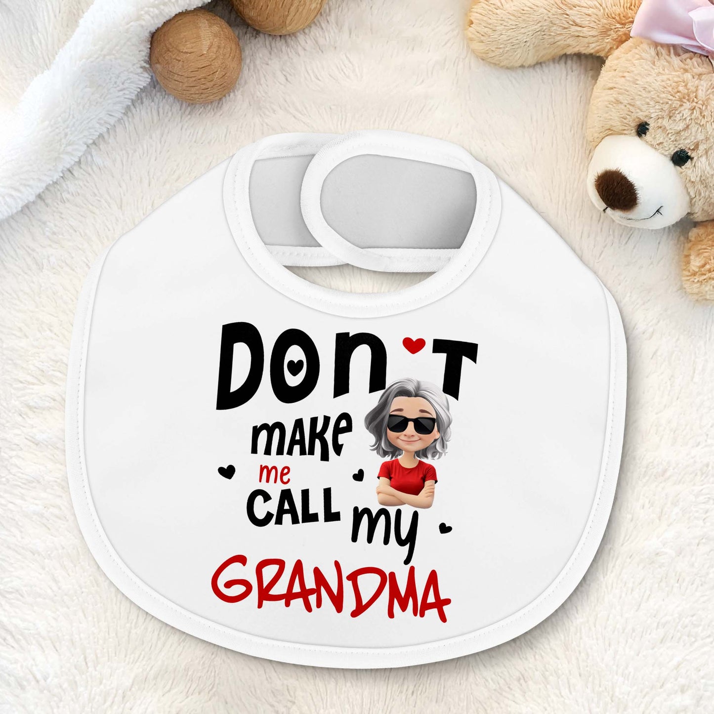 Don't Make Me Call My Grandma With Heart And Cartoon