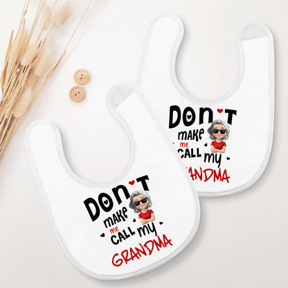 Don't Make Me Call My Grandma With Heart And Cartoon