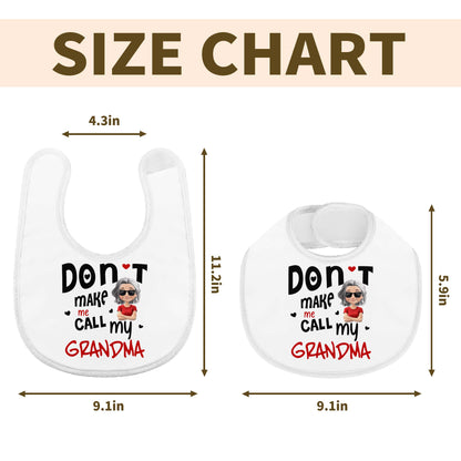 Don't Make Me Call My Grandma With Heart And Cartoon