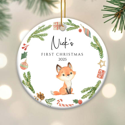 First Christmas With Adorable Forest Animals