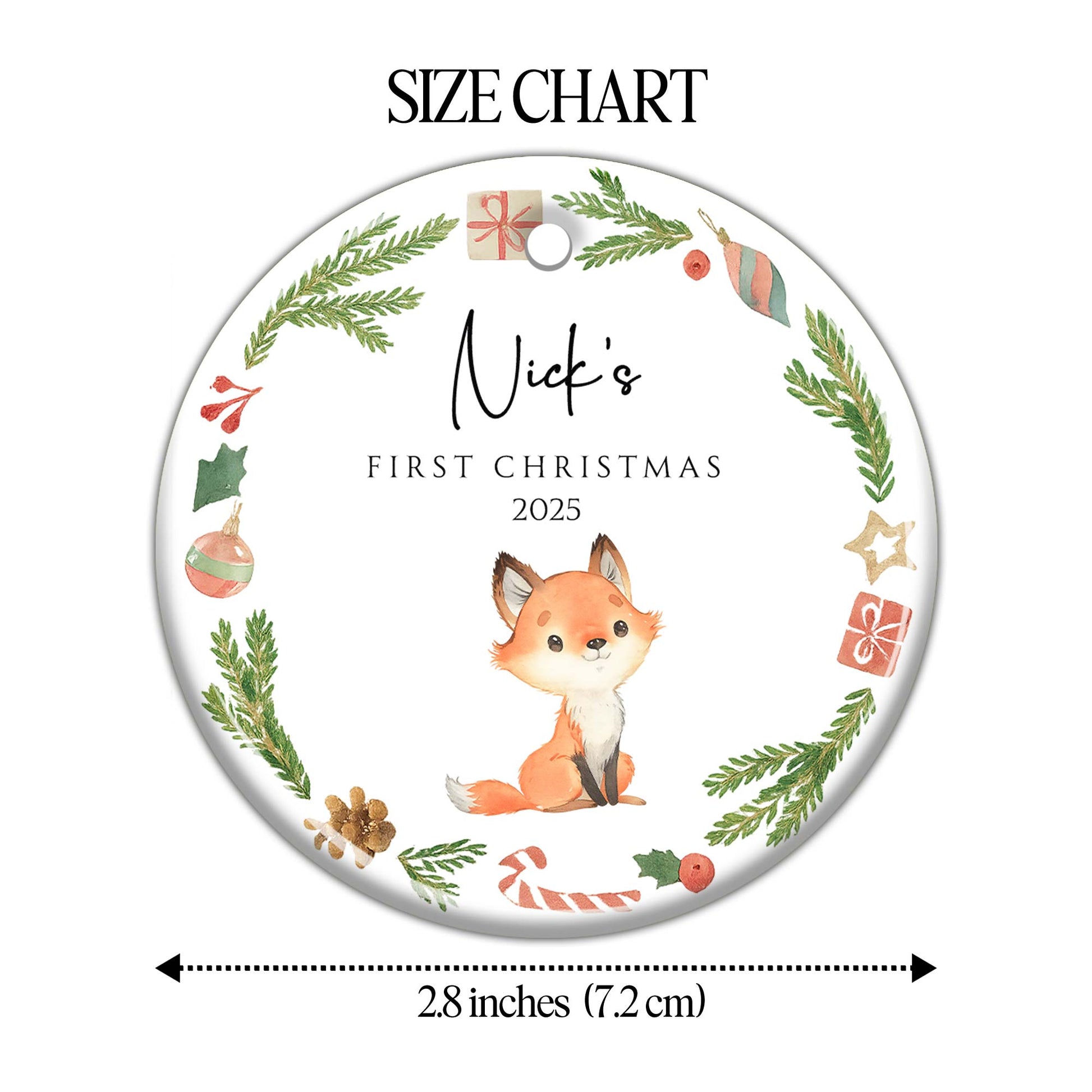 First Christmas With Adorable Forest Animals