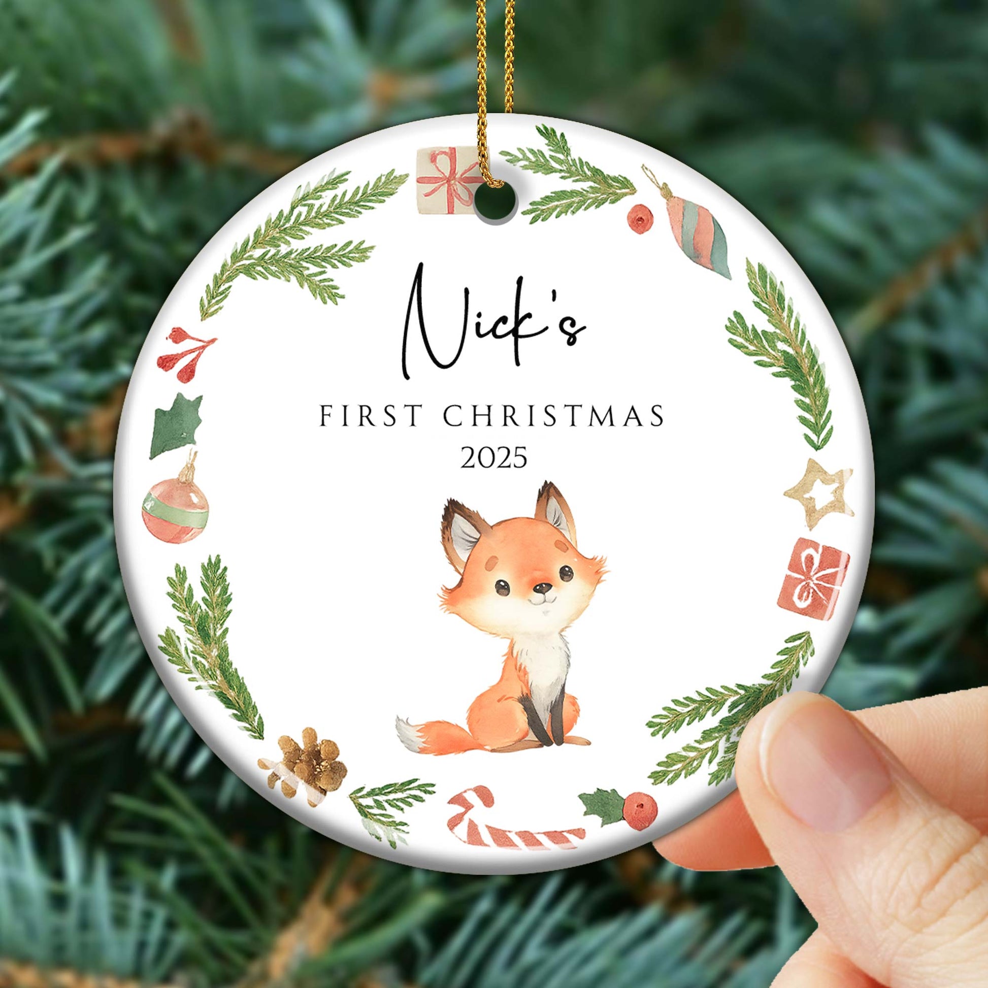 First Christmas With Adorable Forest Animals