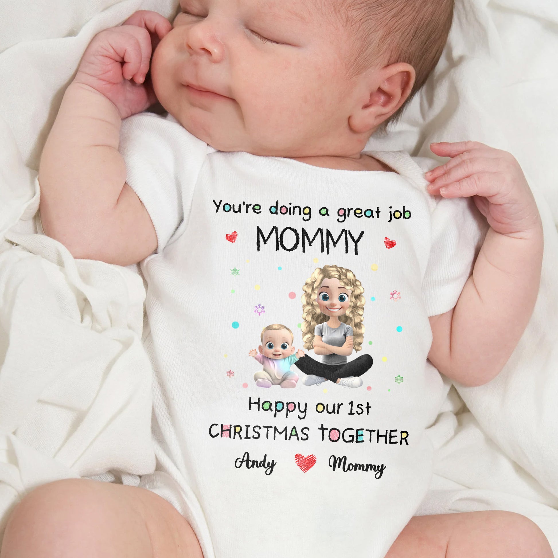 You're Doing A Great Job Mommy, Happy 1st Christmas Together