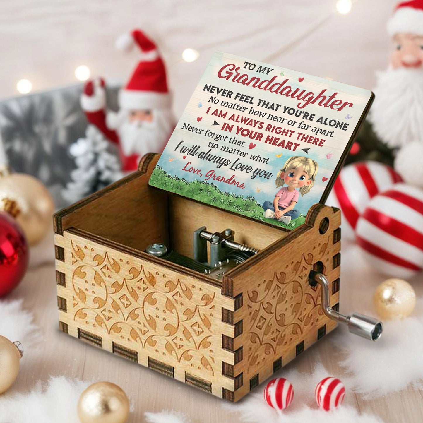 To My Granddaughter, Always Right There In Your Heart