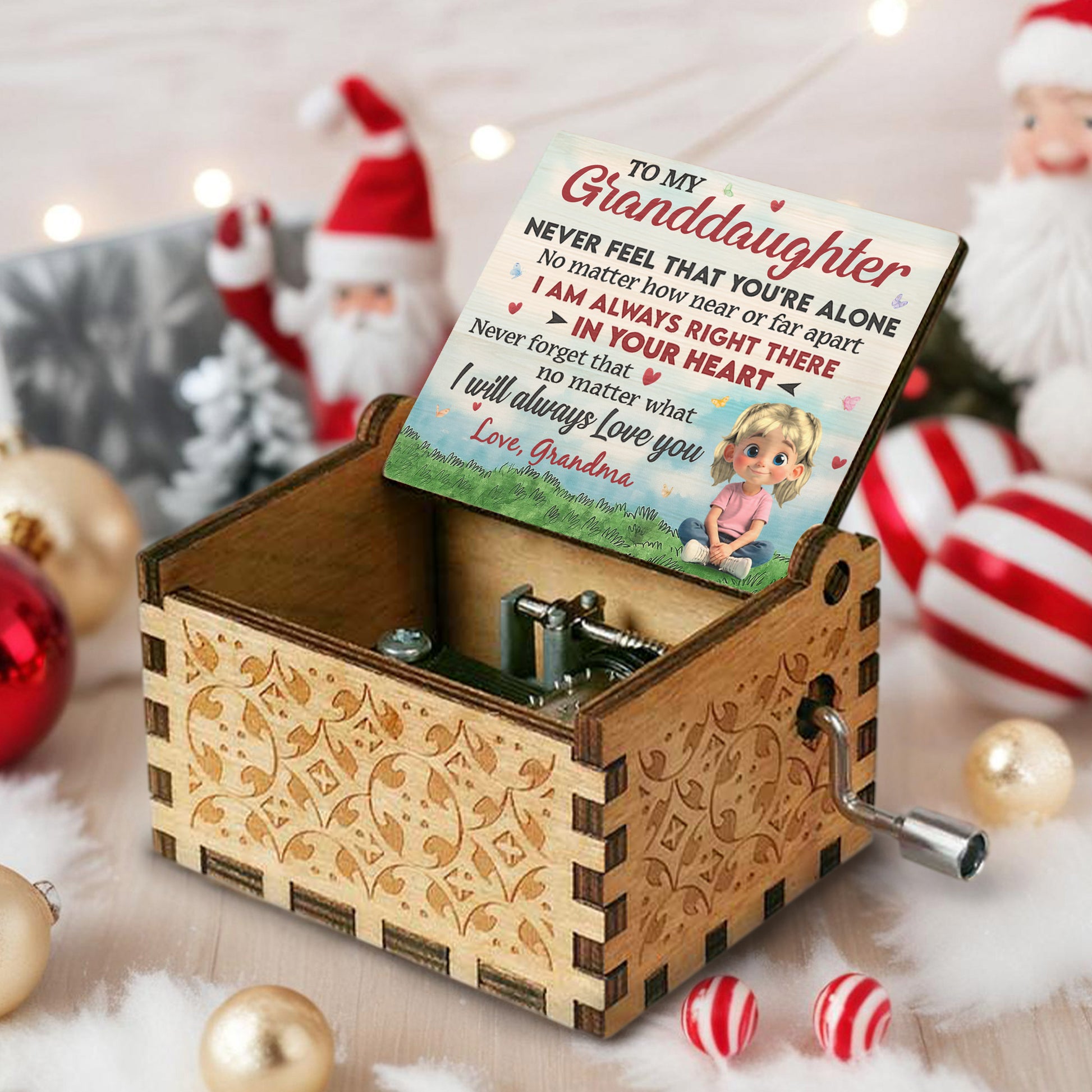 To My Granddaughter, Always Right There In Your Heart