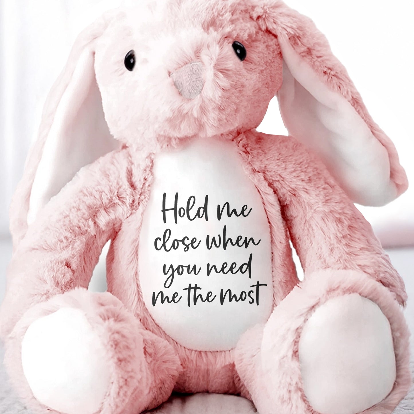 Hold Me Close When You Need Me The Most Stuffed Bunny