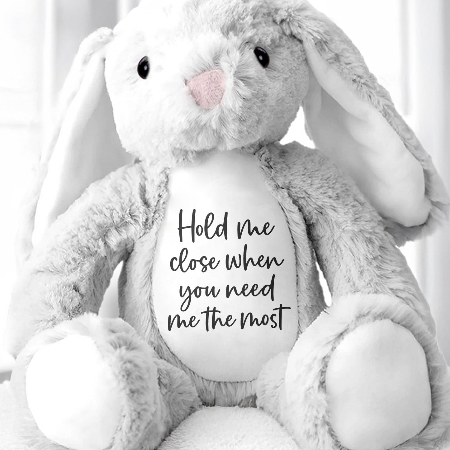 Hold Me Close When You Need Me The Most Stuffed Bunny