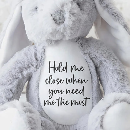 Hold Me Close When You Need Me The Most Stuffed Bunny