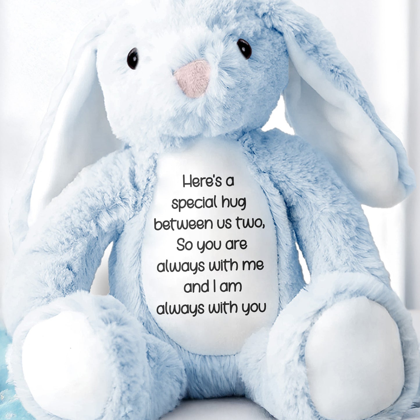 Special Hug Between Us Always With You Stuffed Bunny