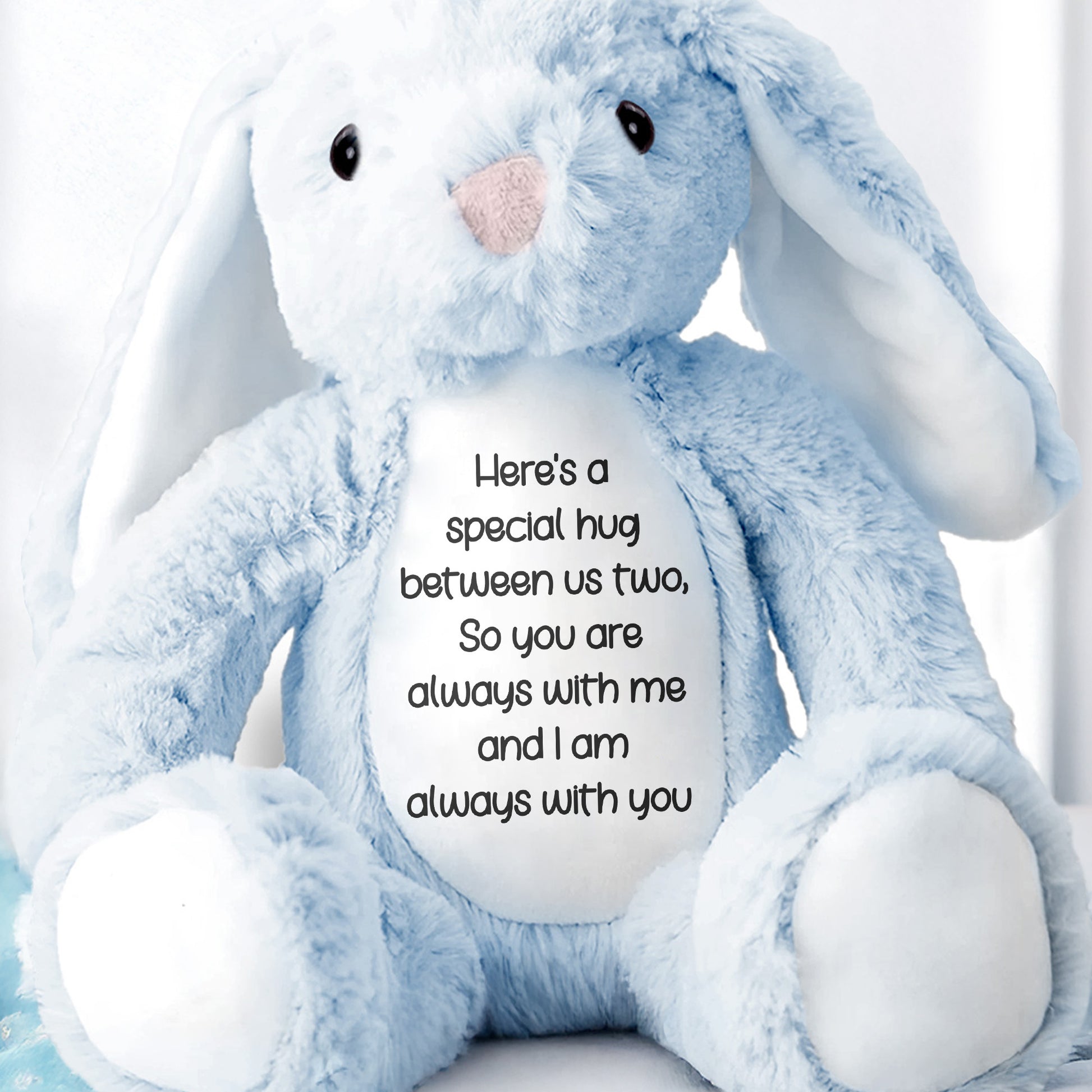 Special Hug Between Us Always With You Stuffed Bunny