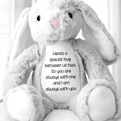 Special Hug Between Us Always With You Stuffed Bunny