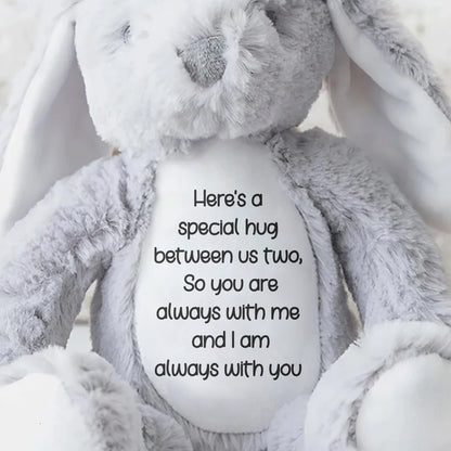 Special Hug Between Us Always With You Stuffed Bunny