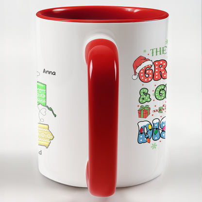 The Love Between Grandma And Grandkids, Christmas Mug
