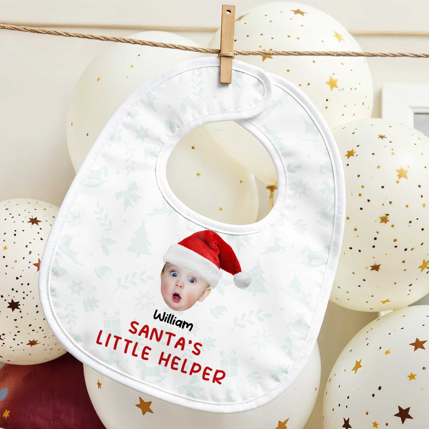 Santa's Little Helper Baby Christmas