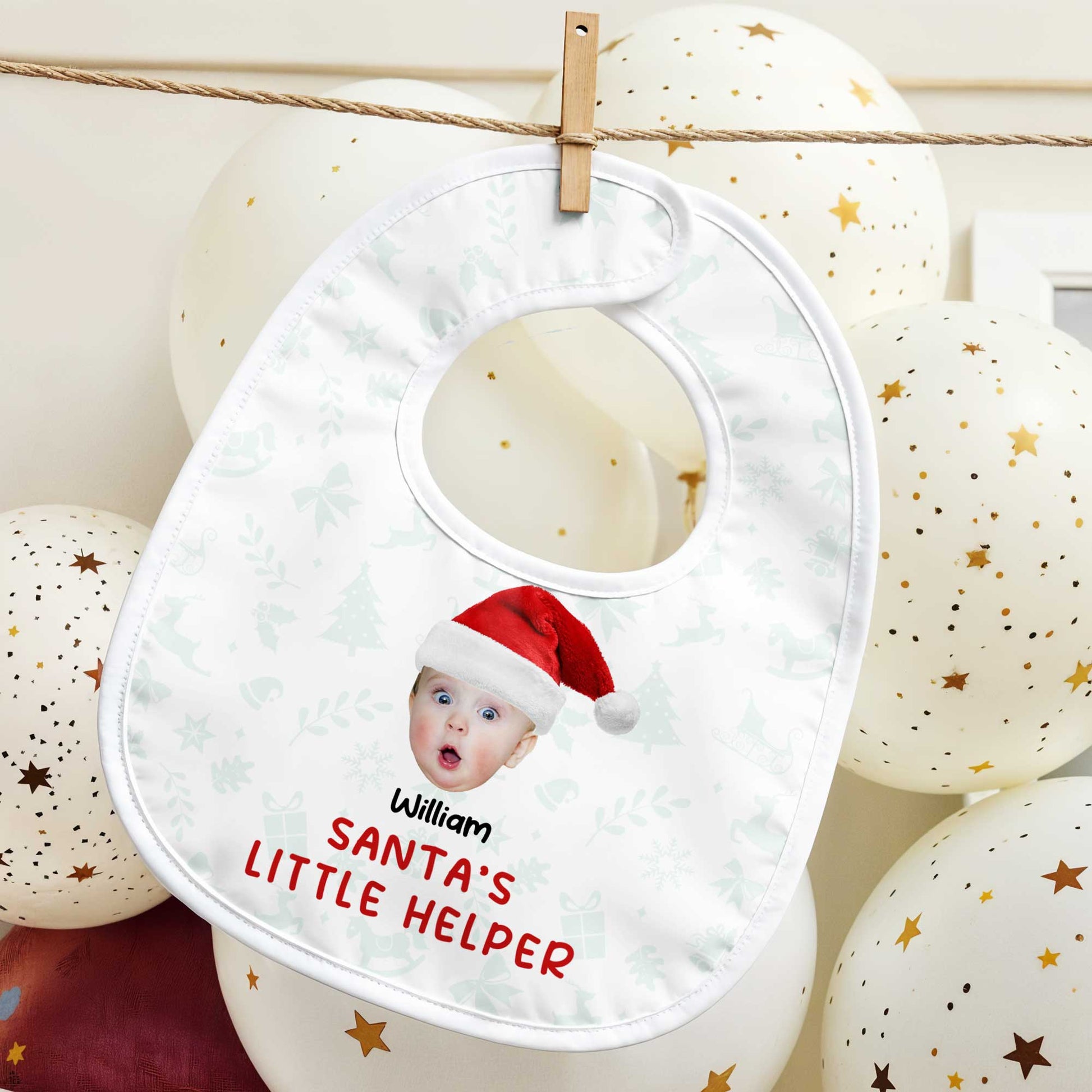 Santa's Little Helper Baby Christmas