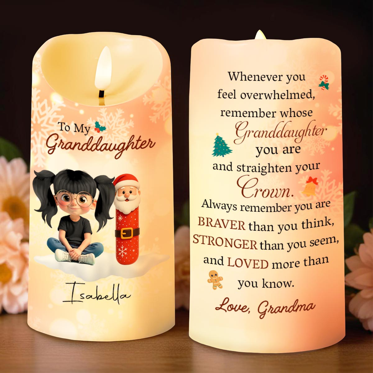 Remember Whose Granddaughter You Are, Santa Claus And Crown