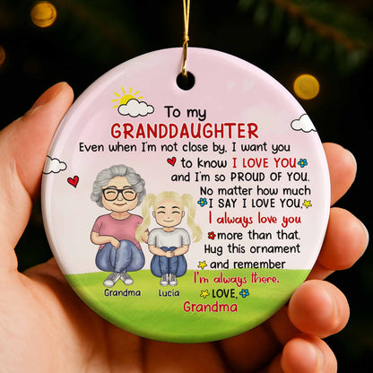 To My Granddaughter, Sun, Clouds, And Hearts