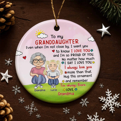 To My Granddaughter, Sun, Clouds, And Hearts