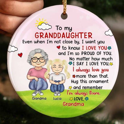 To My Granddaughter, Sun, Clouds, And Hearts