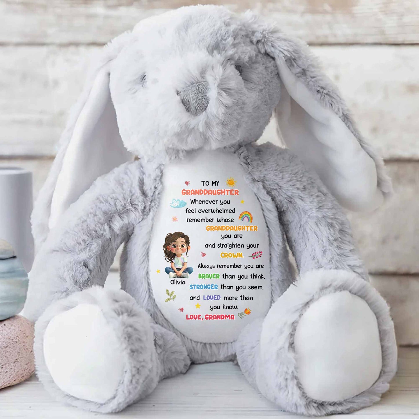 To My Granddaughter, Always Remember You Are Braver