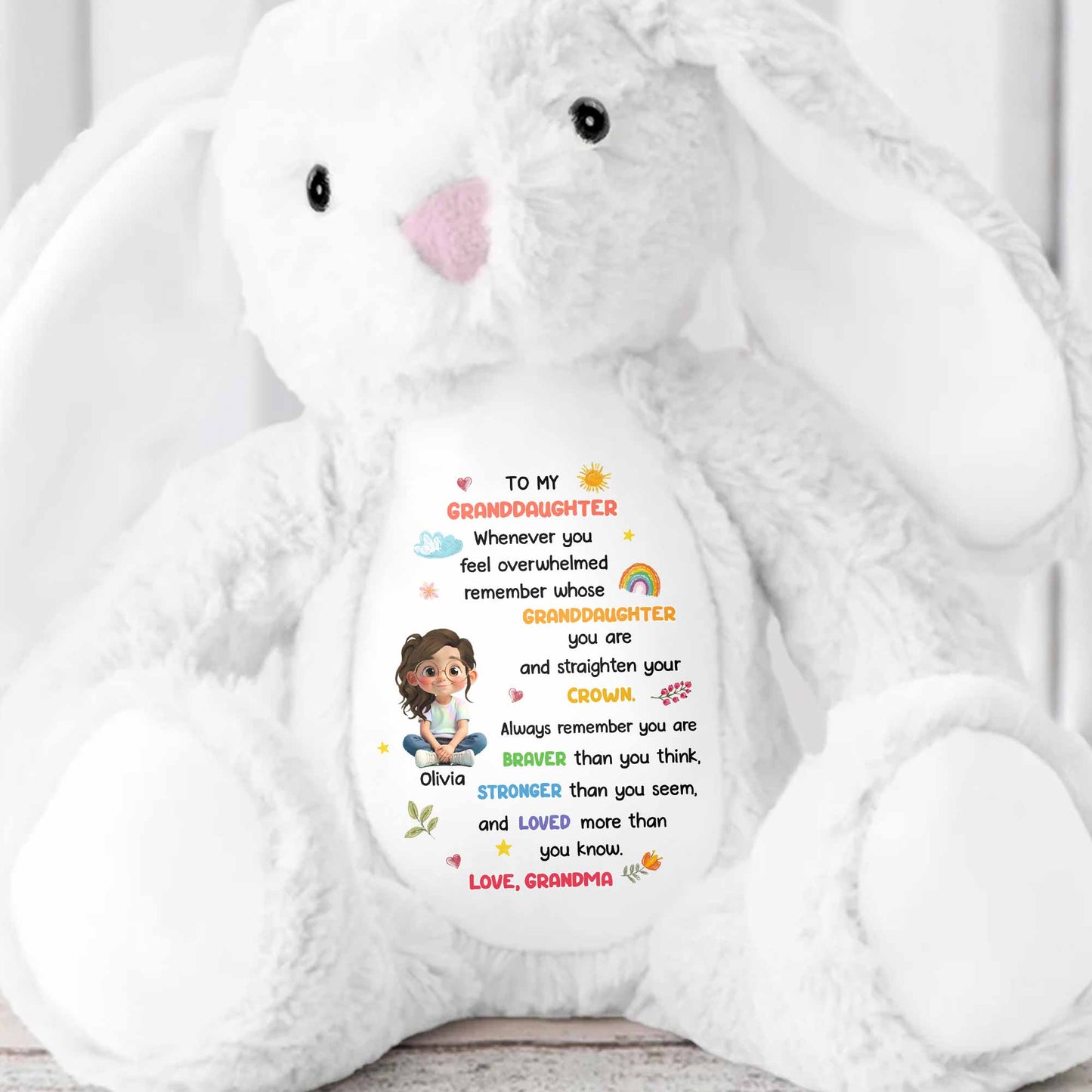 To My Granddaughter, Always Remember You Are Braver