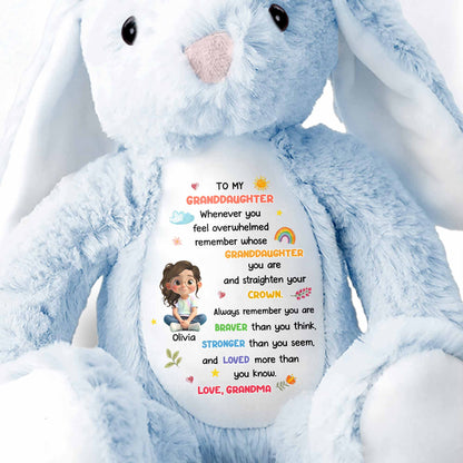 To My Granddaughter, Always Remember You Are Braver