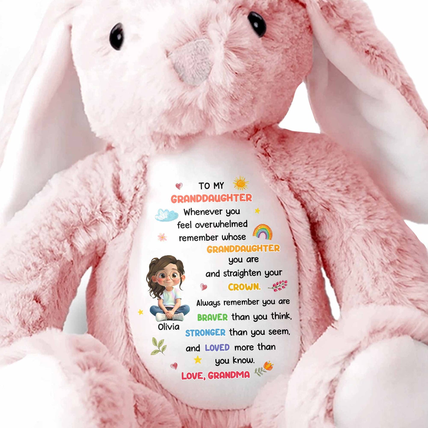 To My Granddaughter, Always Remember You Are Braver