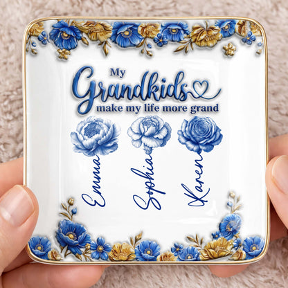 My Grandkids Make My Life More Grand Flowers