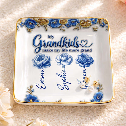 My Grandkids Make My Life More Grand Flowers