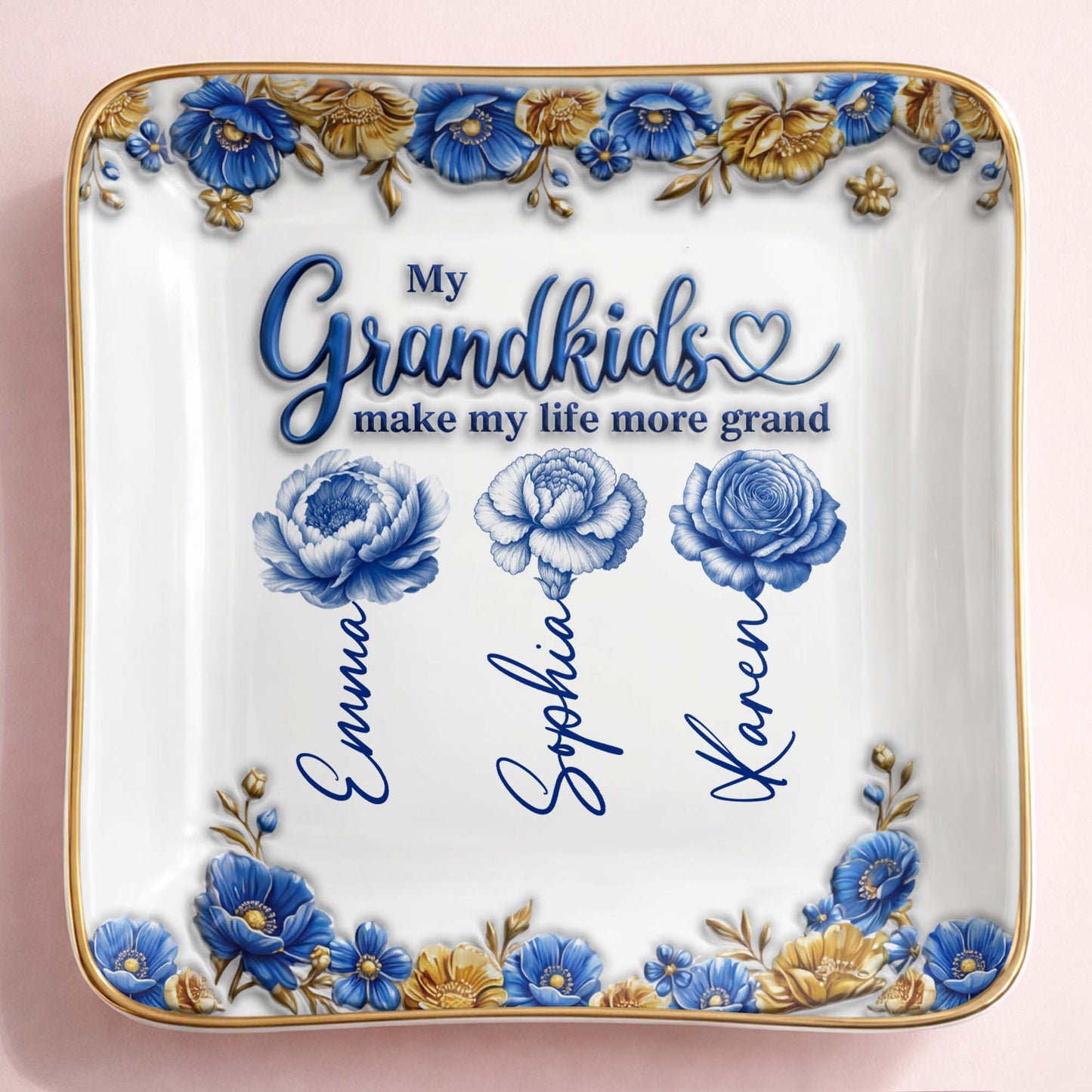 My Grandkids Make My Life More Grand Flowers