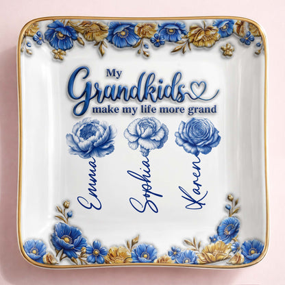 My Grandkids Make My Life More Grand Flowers