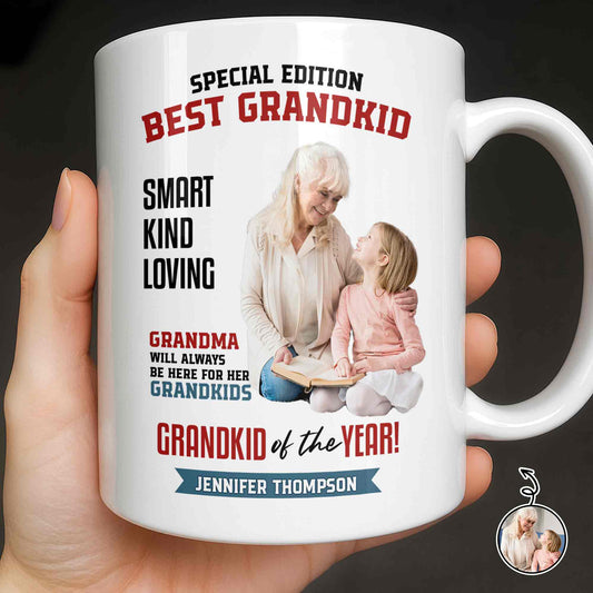 Best Grandkid Special Edition Smart Kind Loving Grandma With Photo