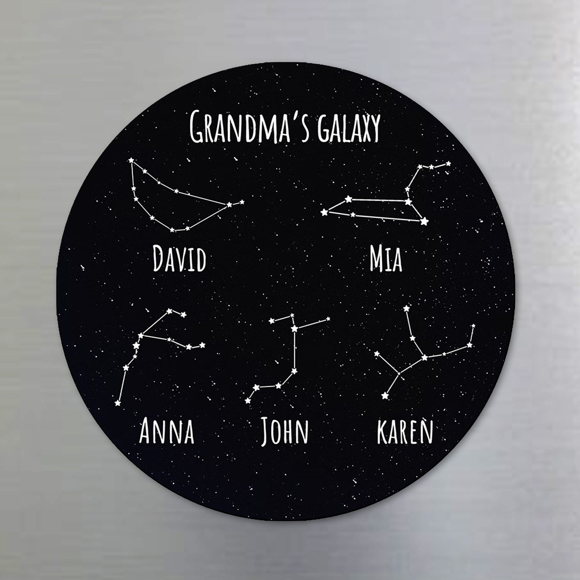 Grandma's Galaxy Personalized Fridge Magnet