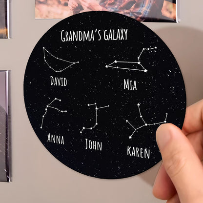 Grandma's Galaxy Personalized Fridge Magnet