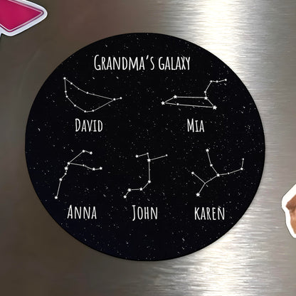 Grandma's Galaxy Personalized Fridge Magnet