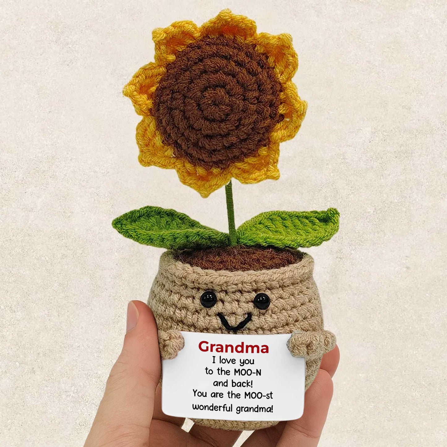 To The Moon And Back, Crochet Turtle And Flower Design