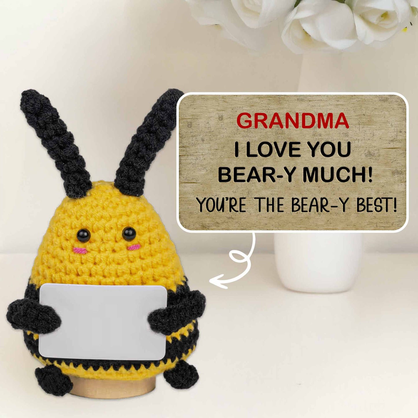 Grandma I Love You Bear-y Much Sunflower Bear And Duck