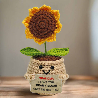 Grandma I Love You Bear-y Much Sunflower Bear And Duck