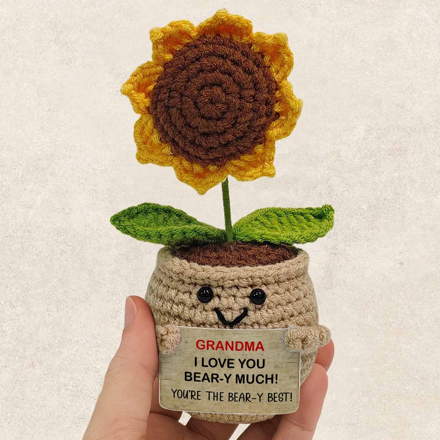 Grandma I Love You Bear-y Much Sunflower Bear And Duck