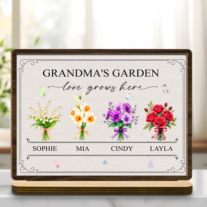 Grandma's Garden, Love Grows Here, Flowers and Butterflies