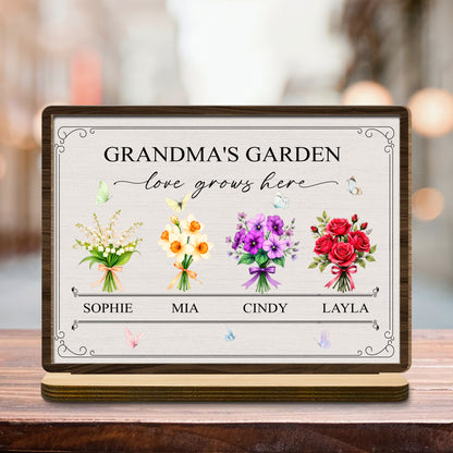 Grandma's Garden, Love Grows Here, Flowers and Butterflies