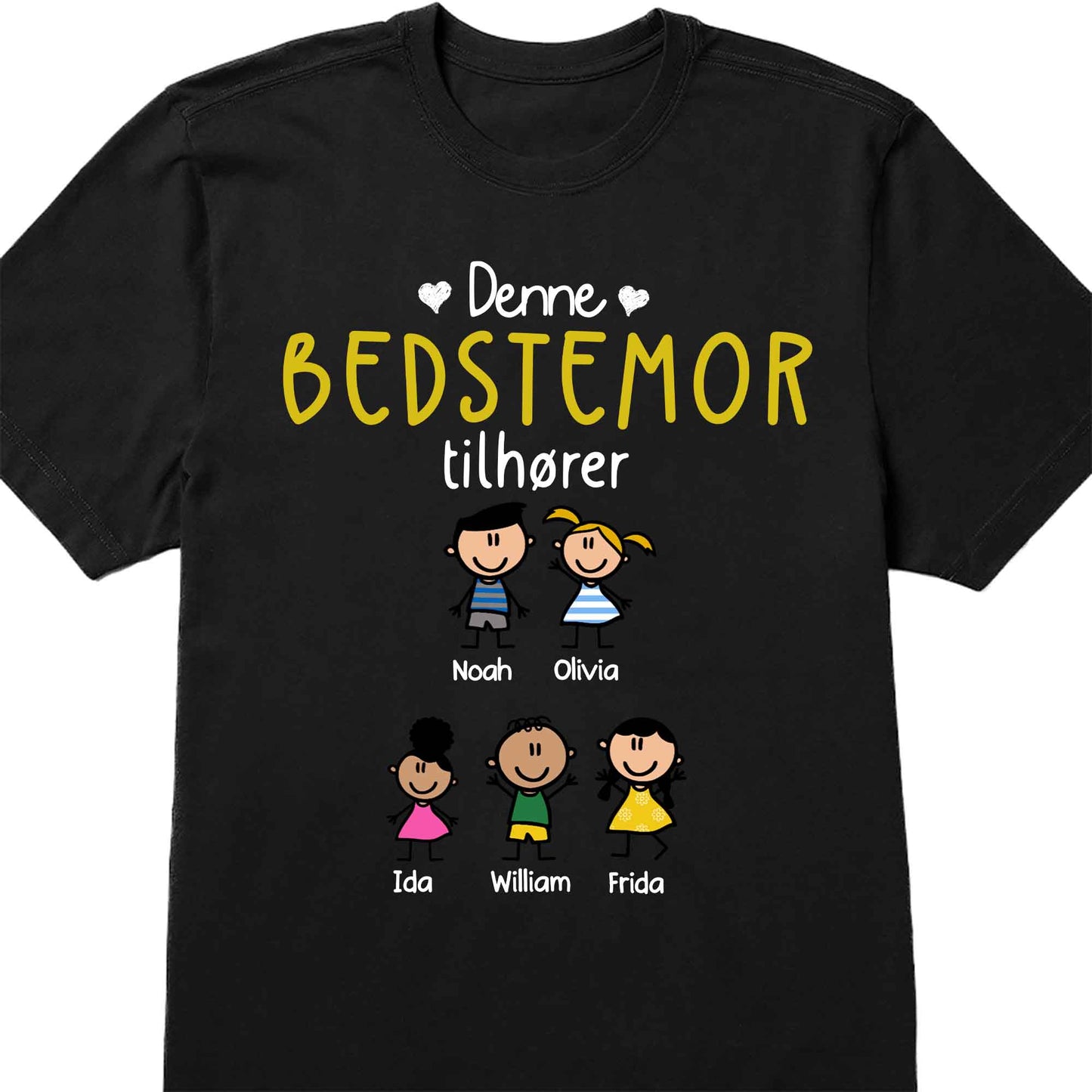 This Wonderful Grandmother Belongs To, Cartoon Characters